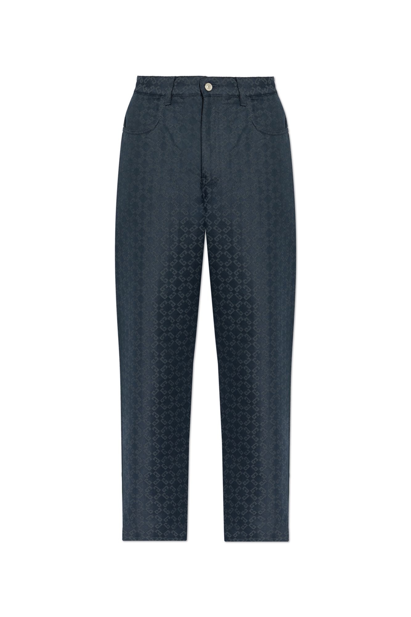 デニム・ジーパン GIVENCHY SS25 MONOGRAM DENIM TROUSERS (BW5166516D 457) Navy blue Jeans with monogram Givenchy - Vitkac Canada